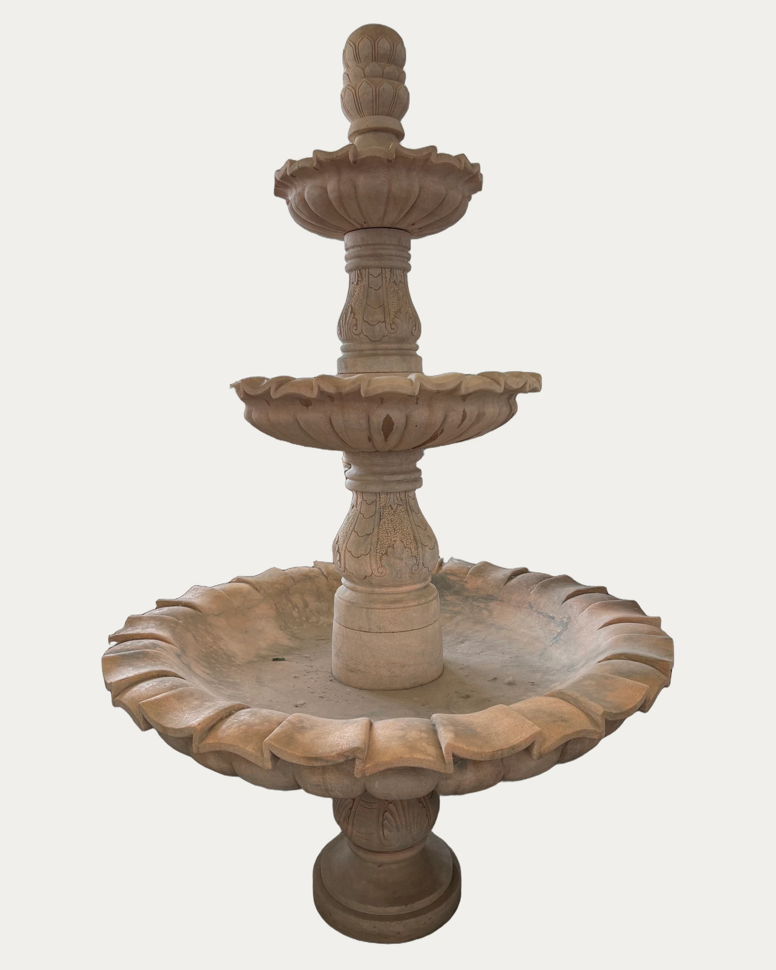 Three Tier Garden Fountain, front view
